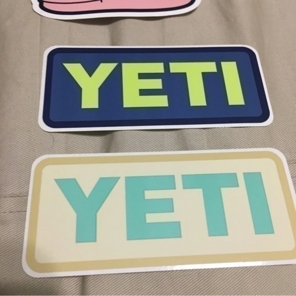 Yeti and Vineyard Vines stickers